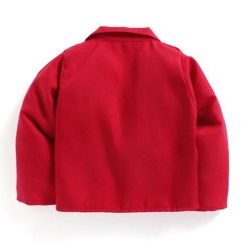 BookMyCostume Airline Air Hostess Kids Fancy Dress Costume for Girls - Red